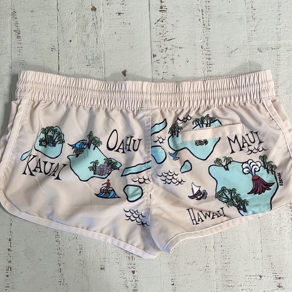 Heather Brown Hawaii Island Hopper Boardies Board Surf Shorts - Picture 5 of 10